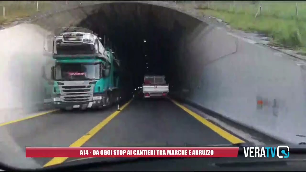 A14, da oggi stop ai cantieri tra Marche e Abruzzo