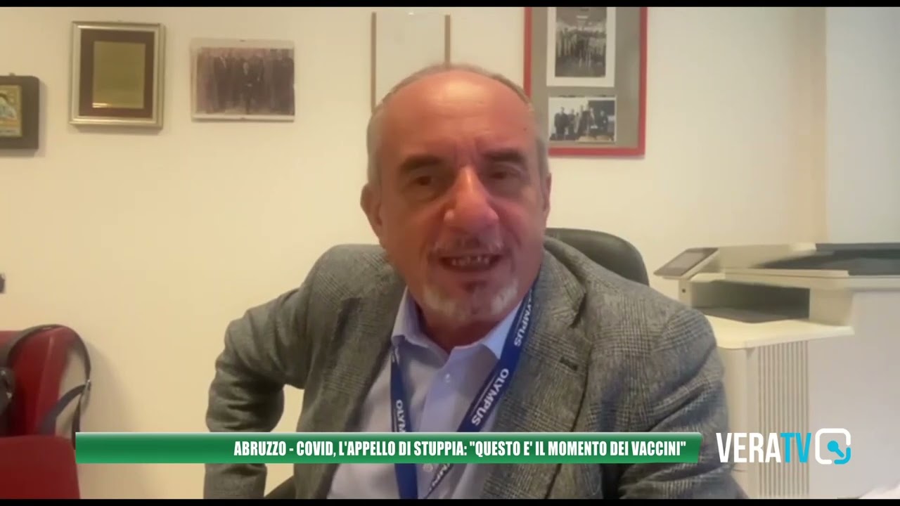 Abruzzo – Covid, l’appello di Stuppìa: “Questo è il momento dei vaccini”