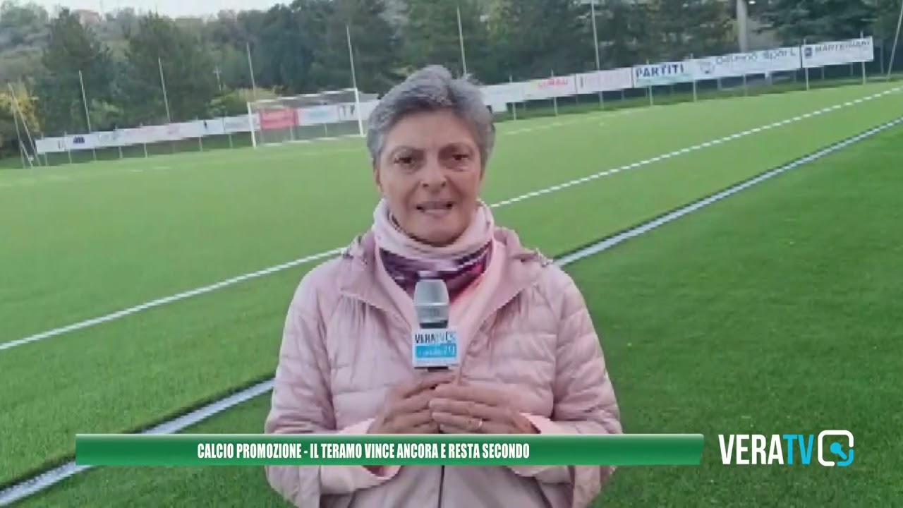 Calcio Promozione – Il Teramo vince ancora e resta al secondo posto in classifica