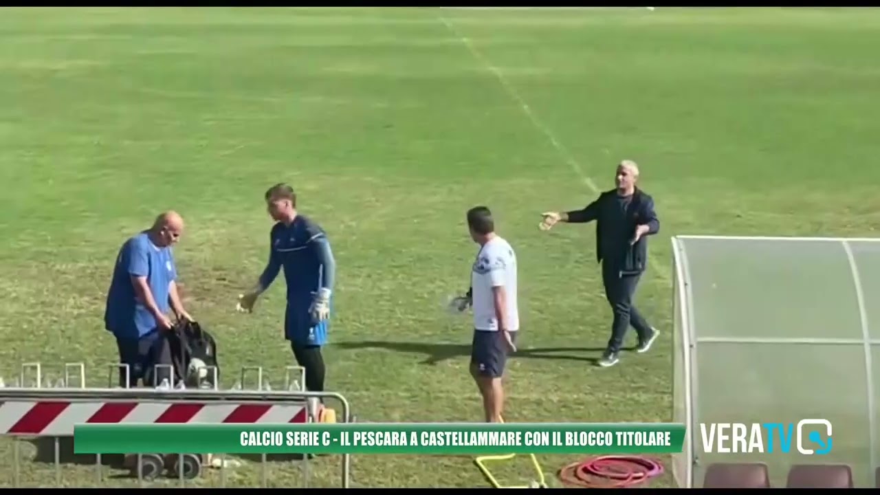 Calcio Serie C, domenica il Pescara a Castellammare di Stabia con il blocco titolare