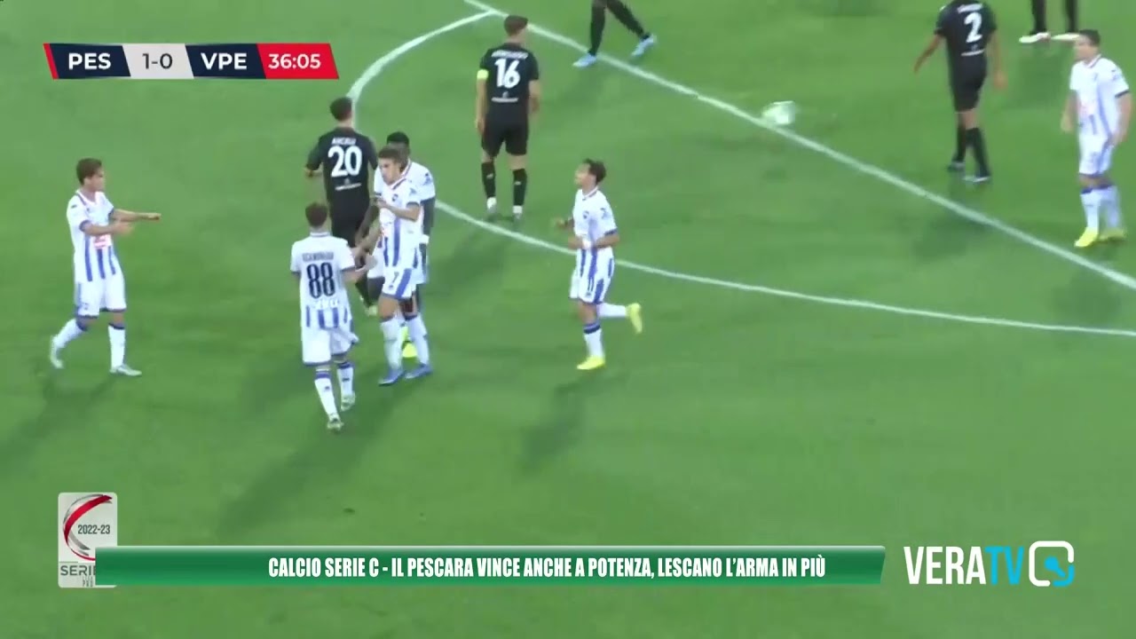 Calcio Serie C – Il Pescara alla quarta vittoria esterna