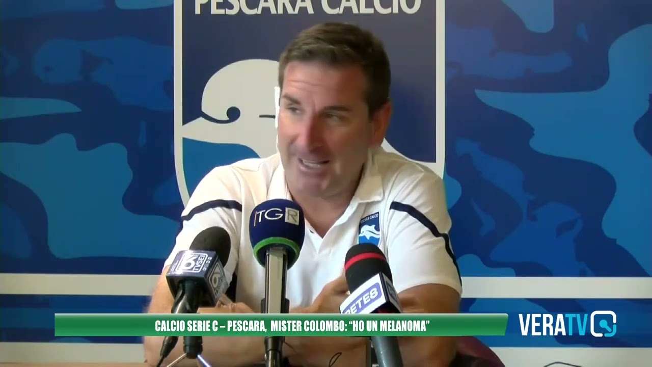 Calcio Serie C, mister Colombo: “Pescara, ho un melanoma”
