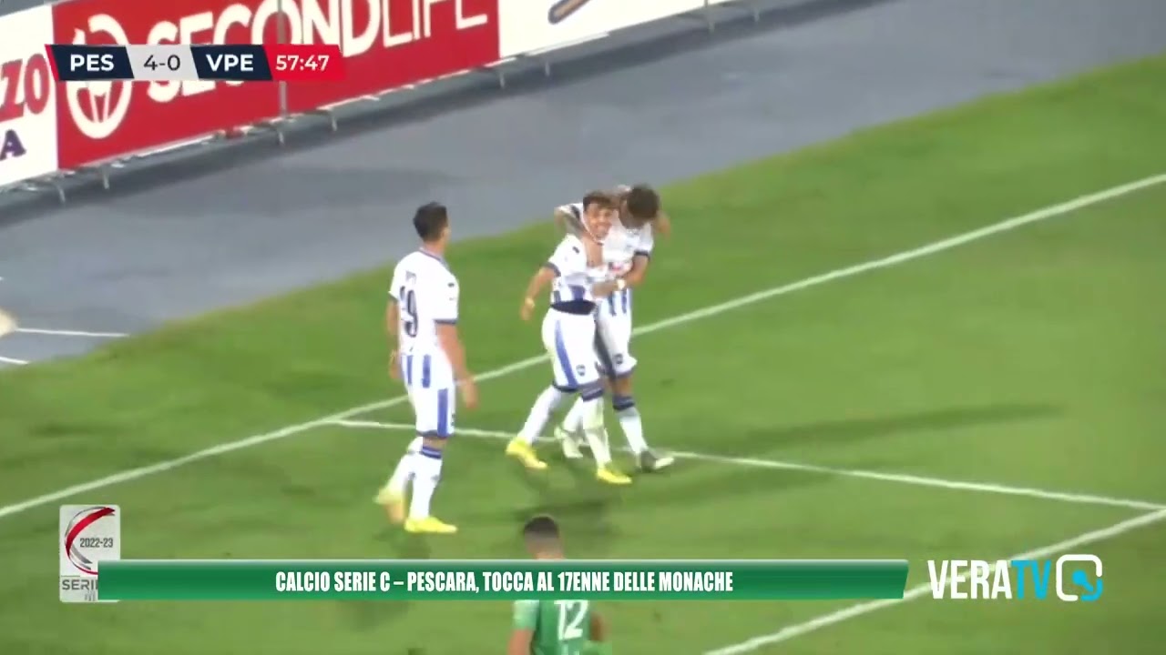 Calcio Serie C – Pescara, tocca al 17enne Delle Monache