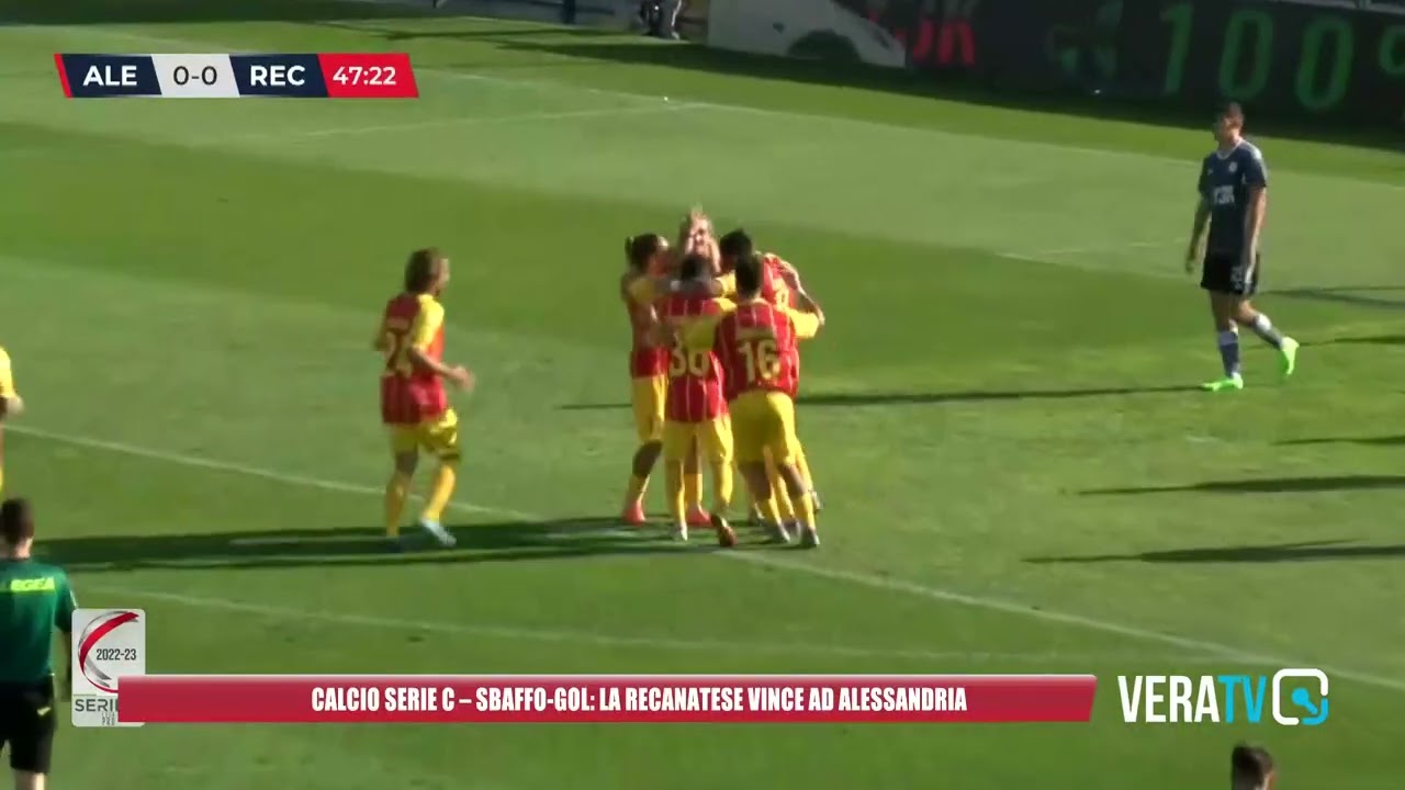 Calcio serie C – Sbaffo-Gol: la Recanatese vince ad Alessandria