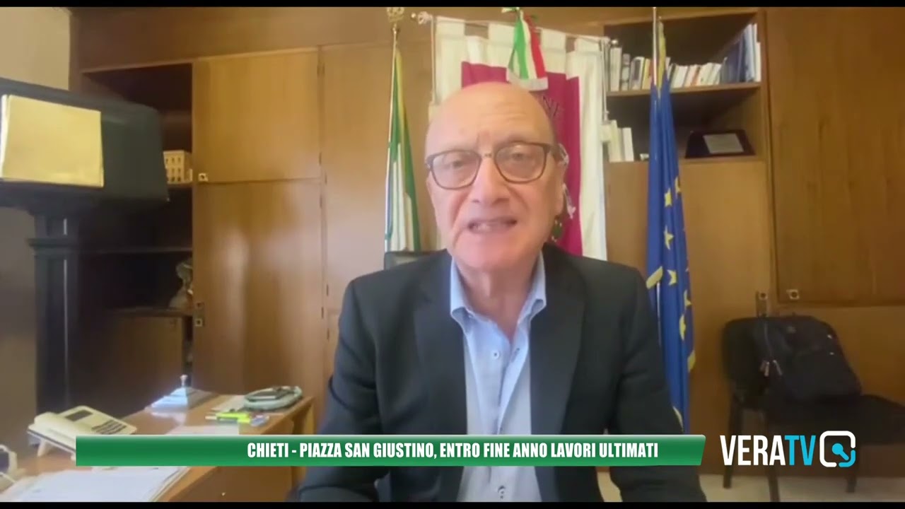 Chieti – Piazza San Giustino, entro fine anno lavori ultimati