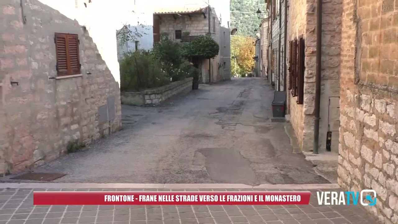 Frontone – Frane nelle strade verso le frazioni e il monastero: ancora tanti danni dall’alluvione