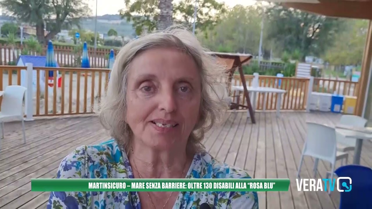Martinsicuro – Mare senza barriere: oltre 130 disabili alla ‘Rosa Blu’