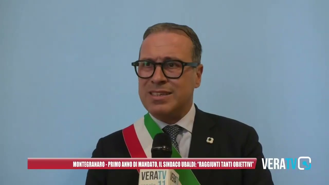 Montegranaro – Primo anno di mandato, il sindaco Ubaldi: “Raggiunti tanti obiettivi”