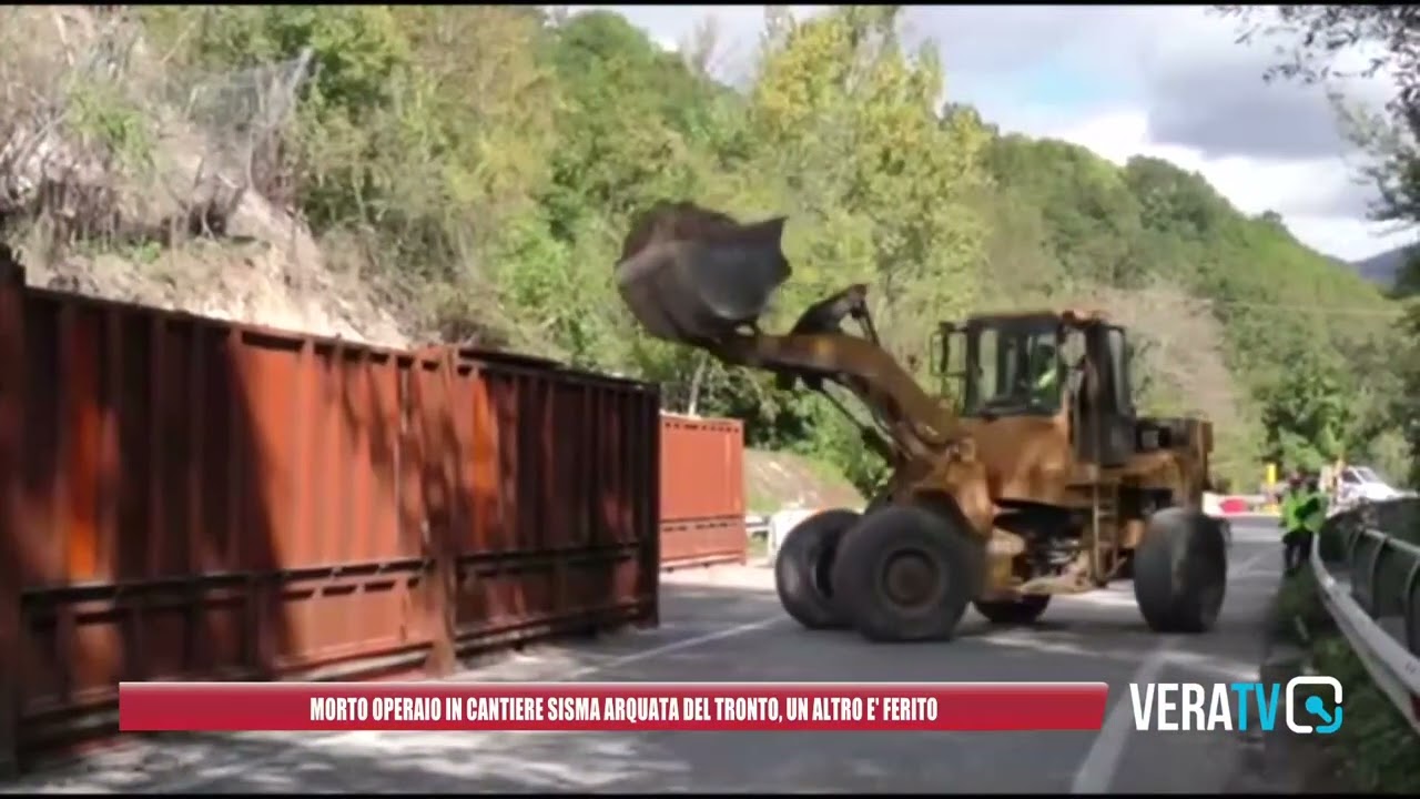 Morto operaio in cantiere sisma Arquata, un altro è ferito