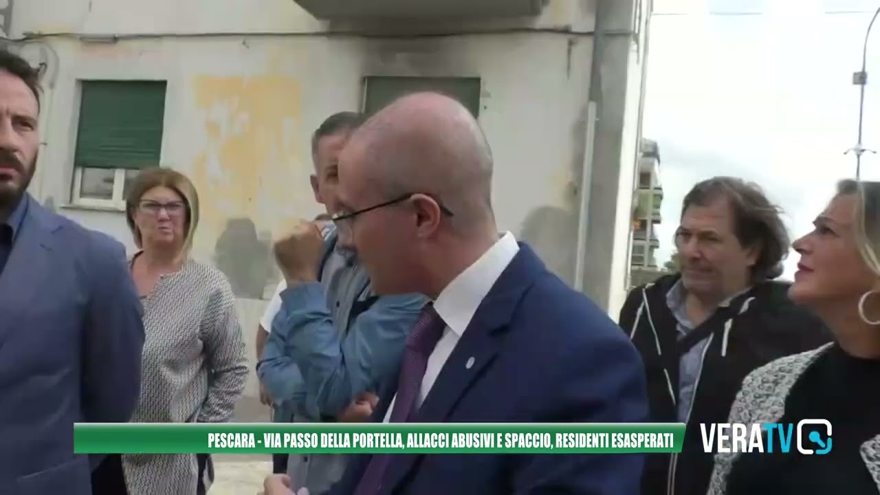 Pescara, abusivi in via Passo della Portella, interviene il consigliere regionale Pettinari
