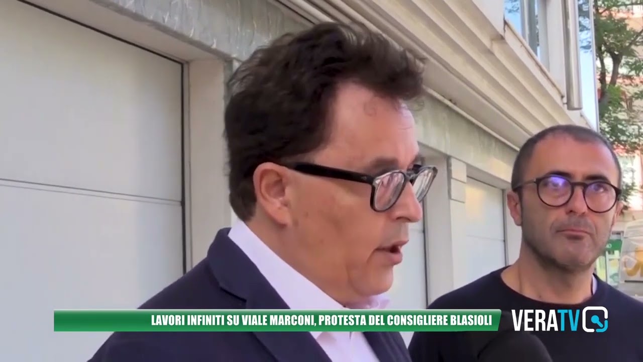 Pescara – Lavori infiniti su viale Marconi, protesta Blasioli: “Appalti sempre alle stesse ditte”