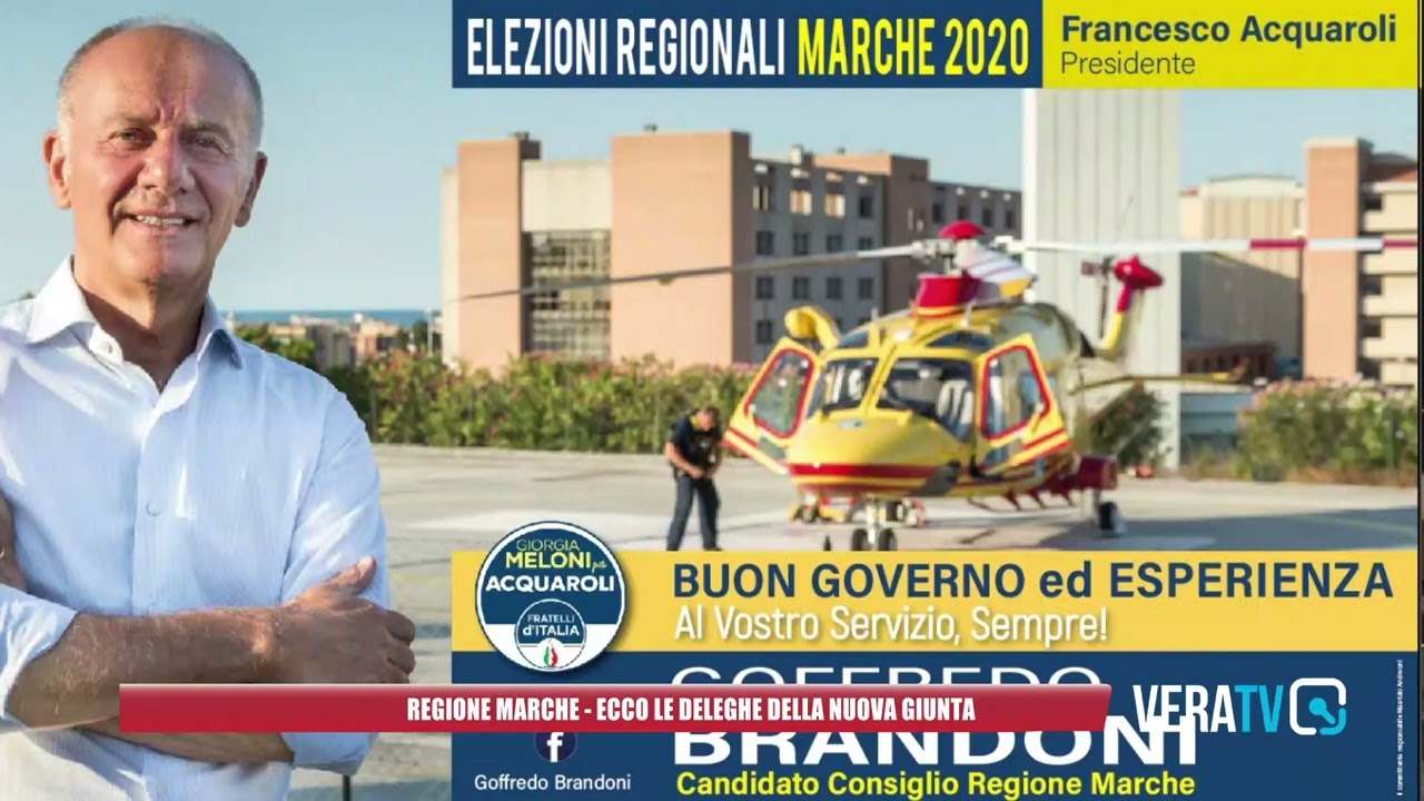 Regione Marche, scelti i nuovi assessori: Brandoni, Antonini e Biondi prendono il posto dei neo parlamentari