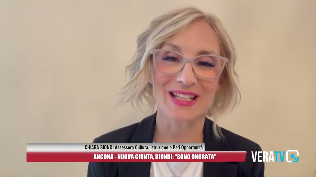 Regione Marche – Ufficiali i tre nuovi assessori, Chiara Biondi: “Un onore servire il territorio”