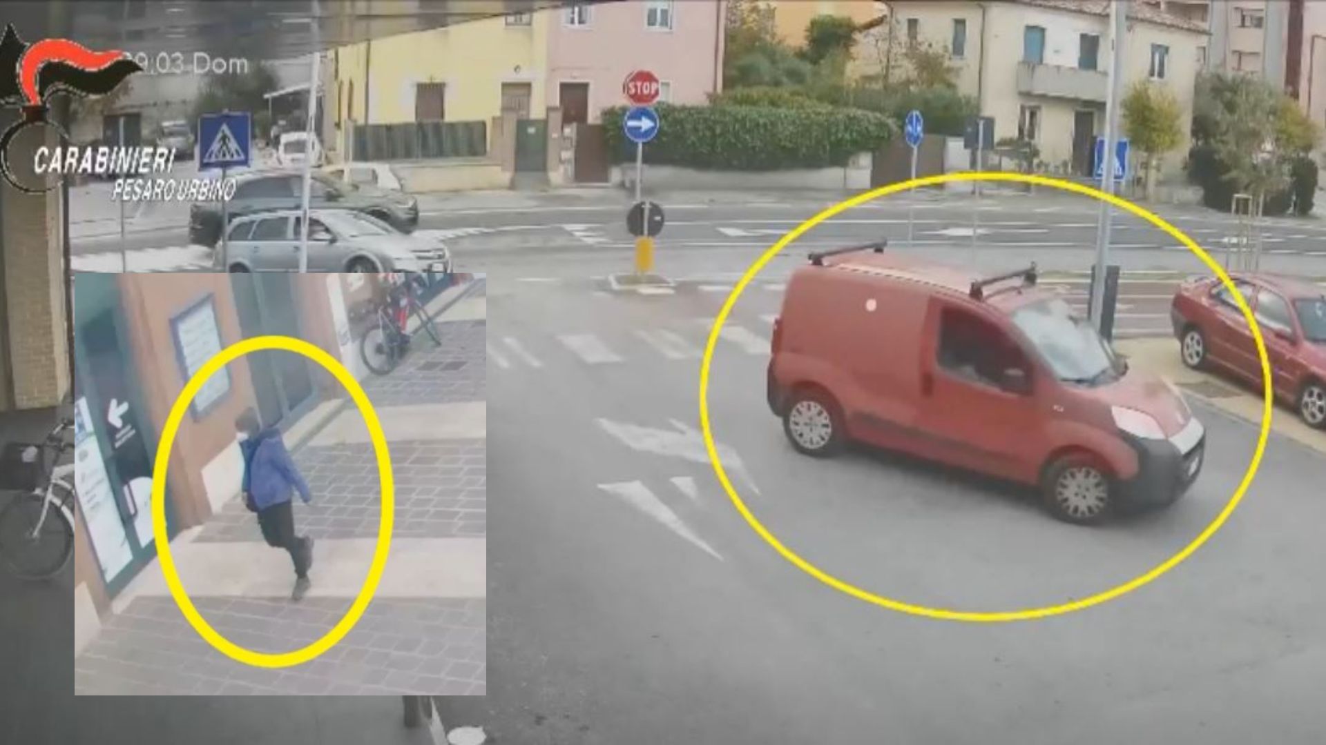 Femminicidio Fano, Carabinieri diffondono il video sulla fuga dell’ex