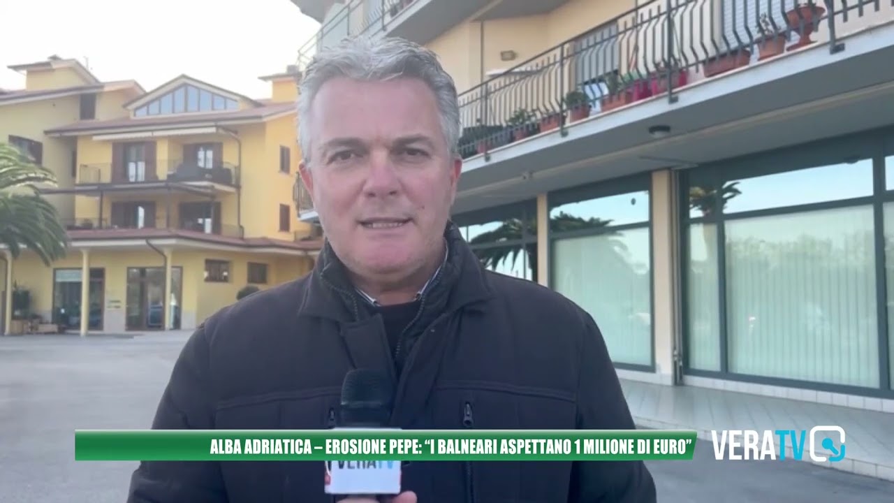 Alba Adriatica – Erosione, Pepe contro la Regione: “I balneari aspettano un milione di euro”