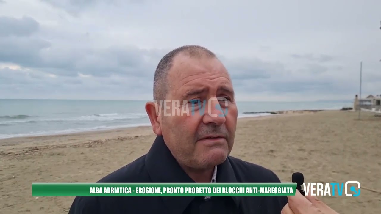 Alba Adriatica – Erosione, pronto il progetto dei blocchi anti-mareggiata