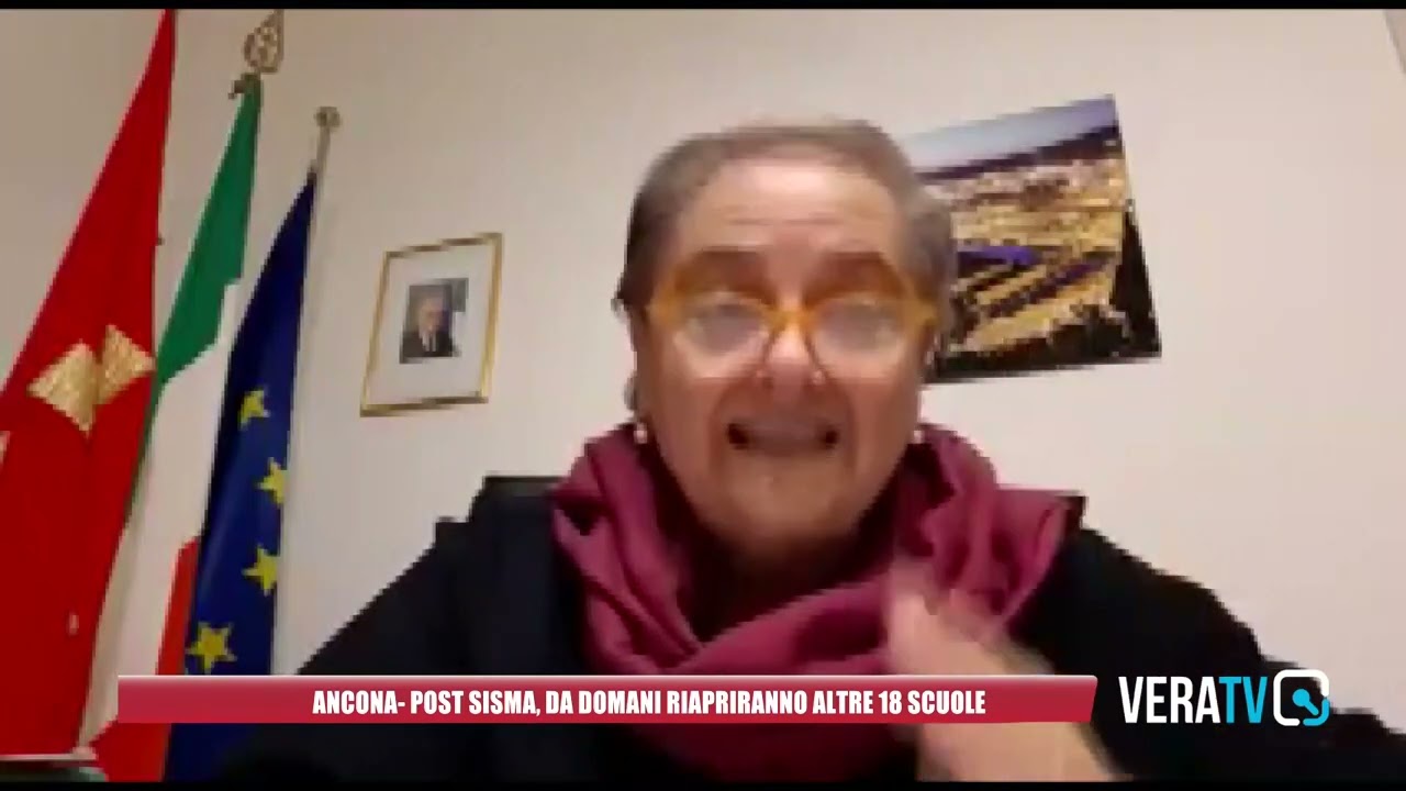 Ancona – Post sisma, domani riaprono altre 18 scuole: ma sei istituti sono ancora off limits