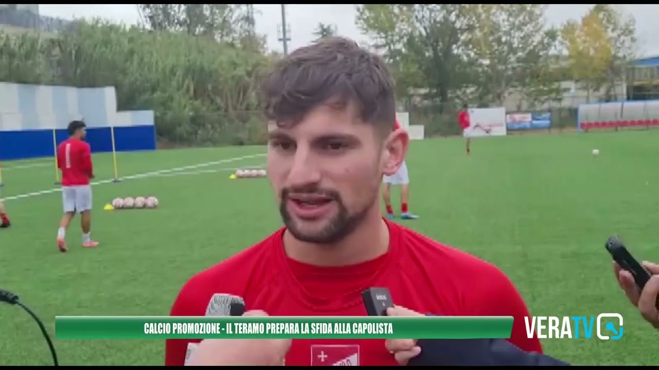 Calcio Promozione – Il Teramo prepara la sfida alla Turris capolista