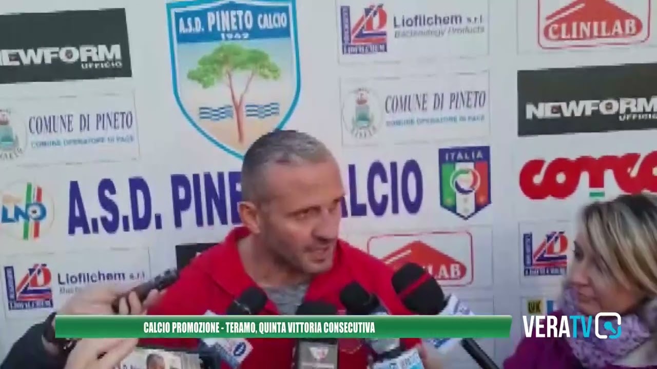 Calcio Promozione – Teramo, quinta vittoria consecutiva