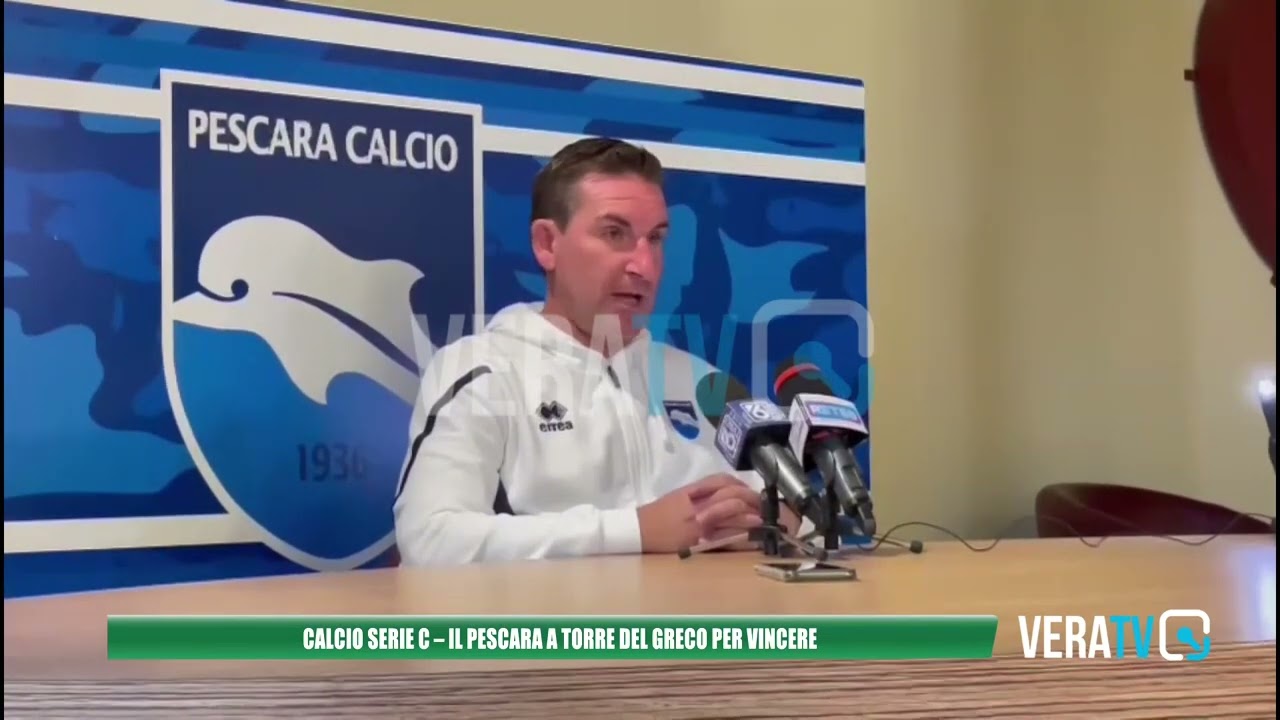 Calcio serie C – Pescara a Torre del Greco senza Crescenzo e Desogus