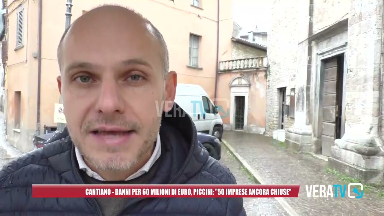 Cantiano – Danni per 60 milioni di euro a causa dell’alluvione, Piccini: “50 imprese ancora chiuse”