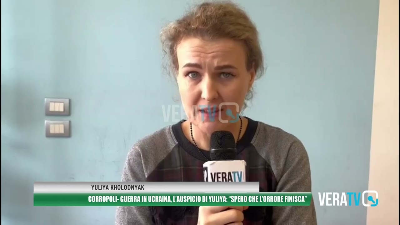 Corropoli – Dall’Abruzzo l’appello di Yuliya: “Basta guerra in Ucraina, torni la pace”