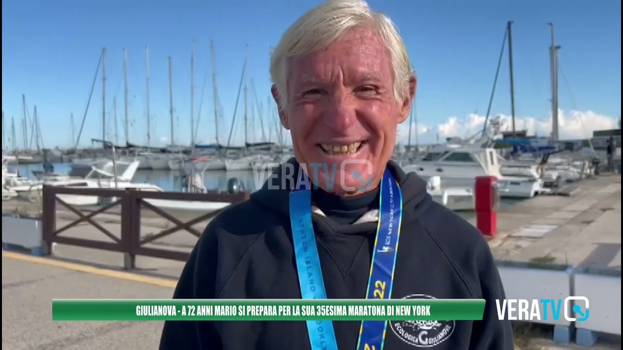 Giulianova – A 72 anni si prepara per la sua 35esima maratona di New York: la storia di Mario