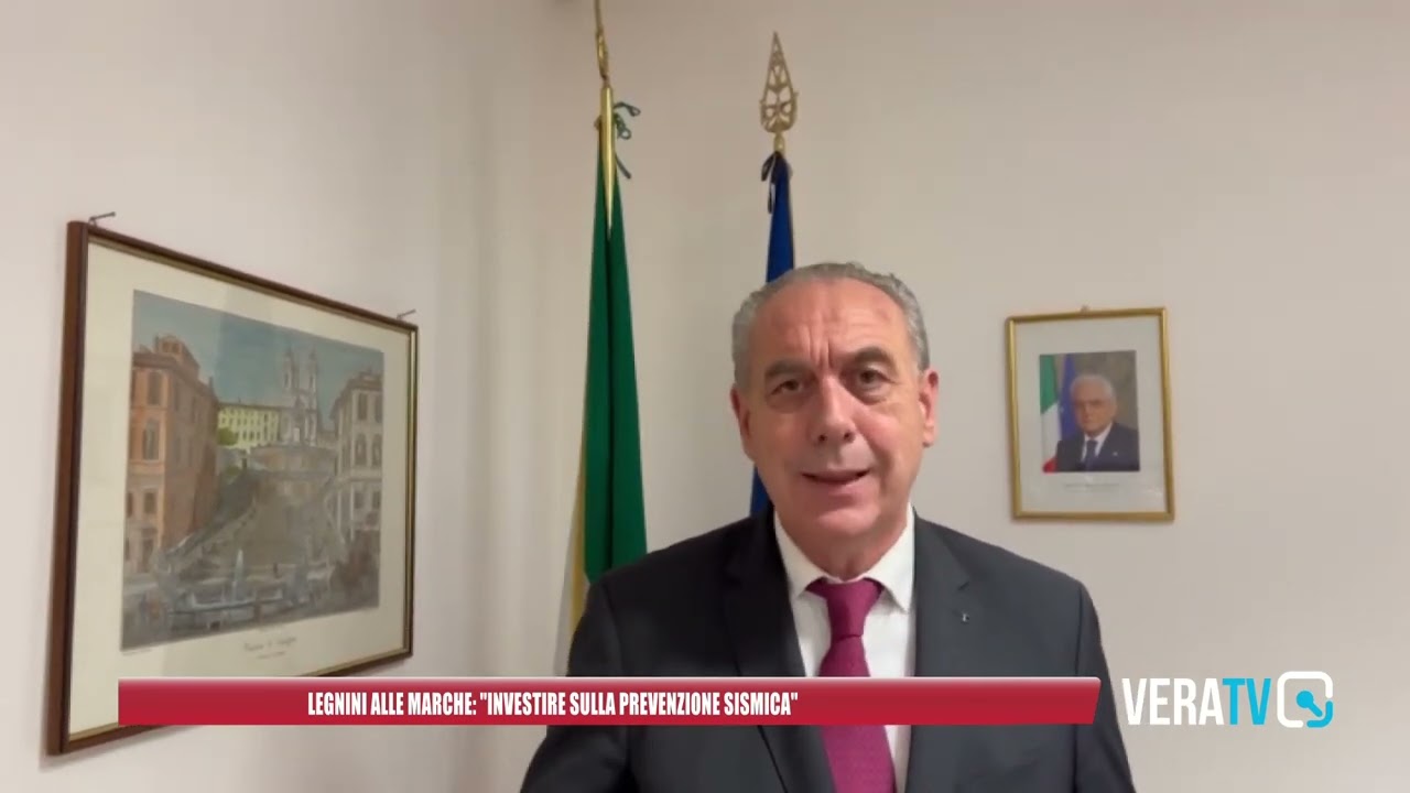 Il Commissario Legnini: “Investite sulla prevenzione sismica”