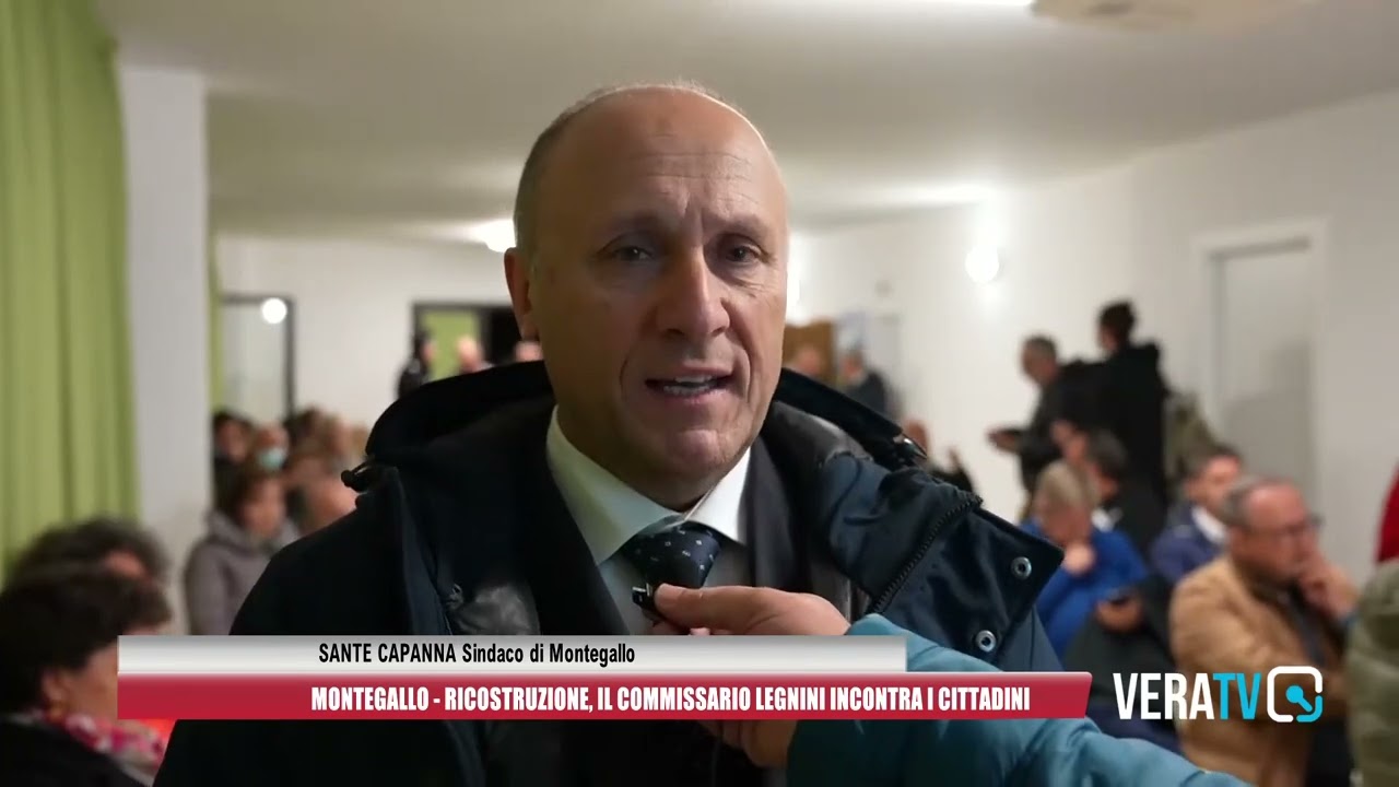 Montegallo – Ricostruzione post sisma, il commissario Legnini incontra i cittadini