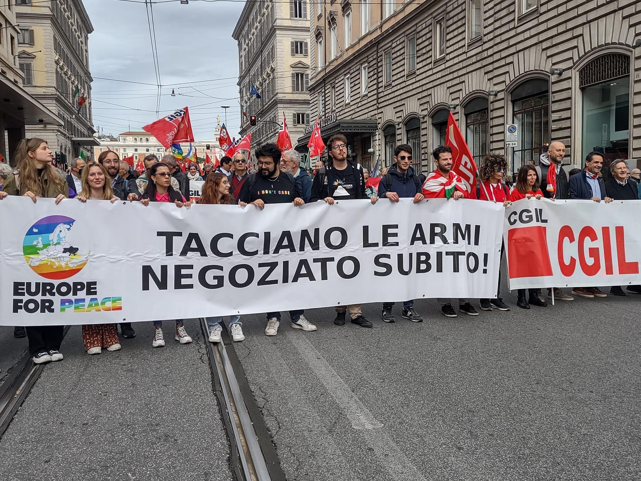 “No al conflitto, sì alla Pace”, a Roma tanti abruzzesi