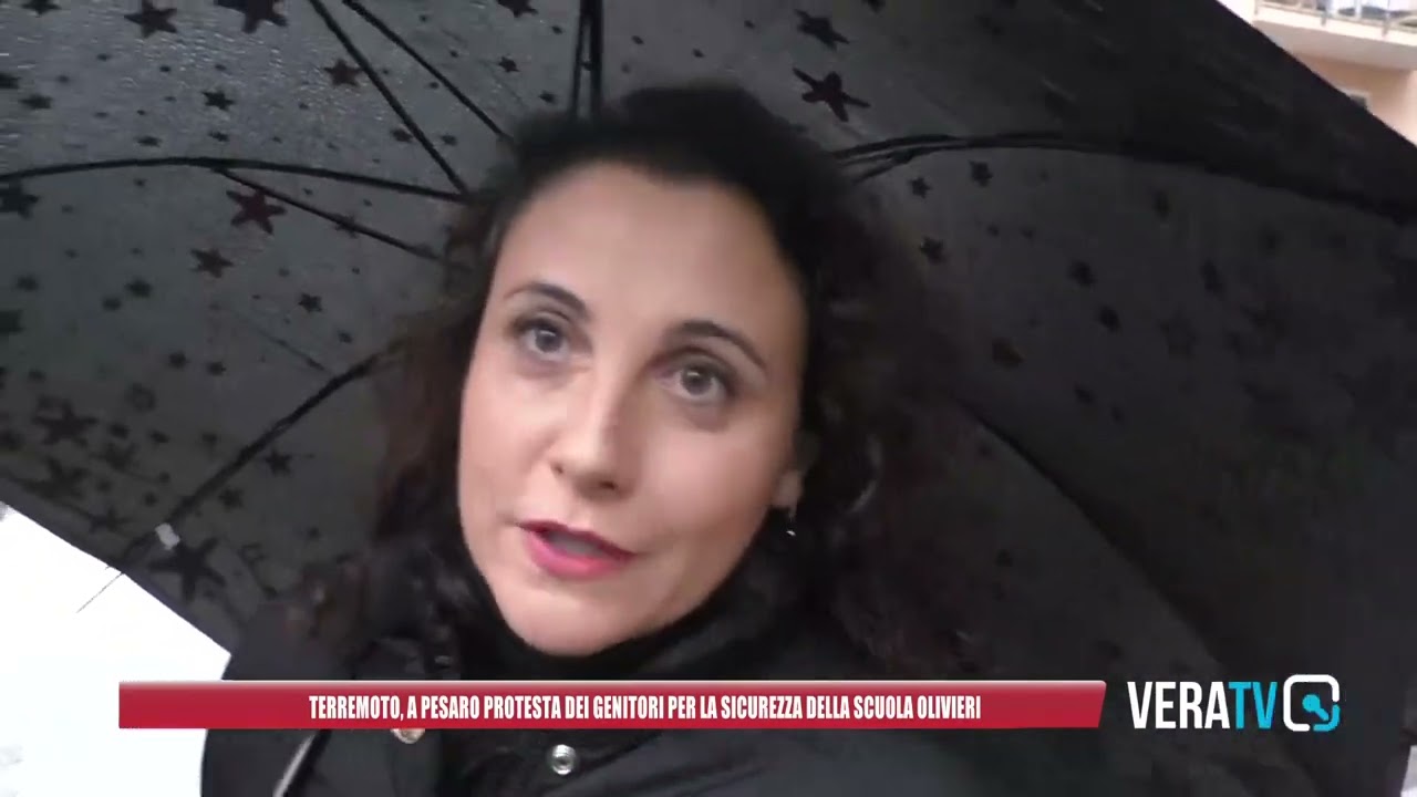Pesaro – Terremoto, protestano i genitori per la sicurezza della scuola Olivieri