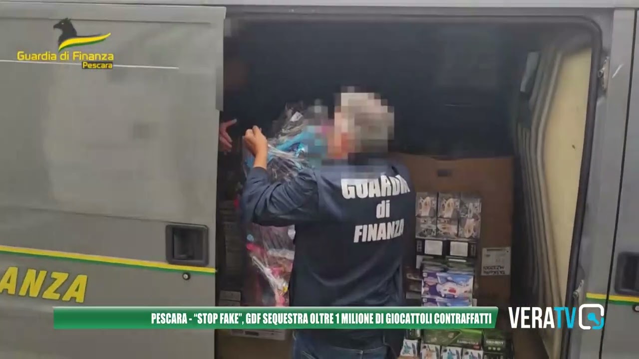 Pescara – “Stop Fake”, oltre 1 milione di giocattoli contraffatti