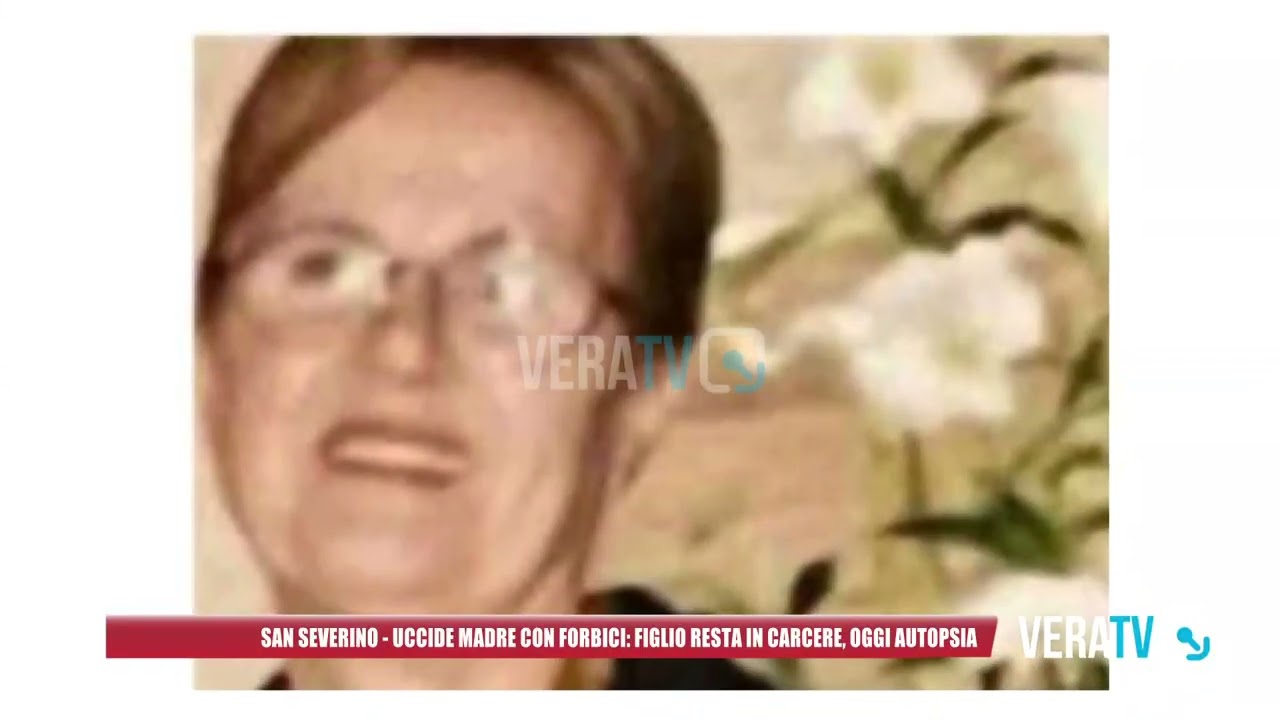 San Severino Marche – Uccise la madre con le forbici, resta in carcere: oggi l’autopsia sulla donna