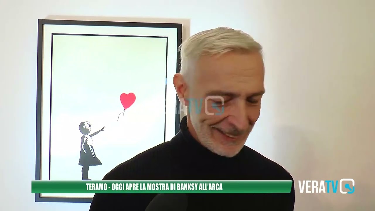 Teramo – Al via la mostra di Banksy, resterà aperta fino al 15 gennaio