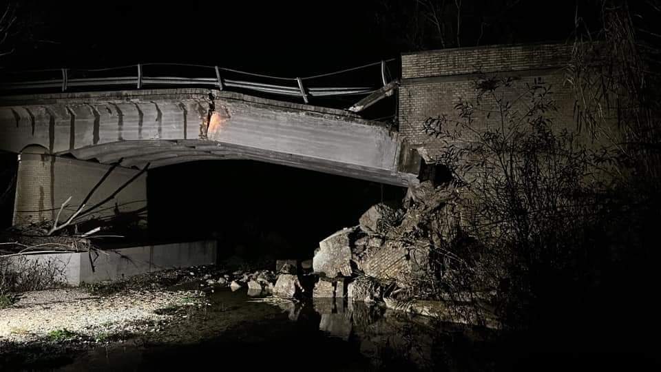 Bellante-Cede il ponte tra la SP8 e SP12. Di Bonaventura:”Subito la messa in sicurezza”