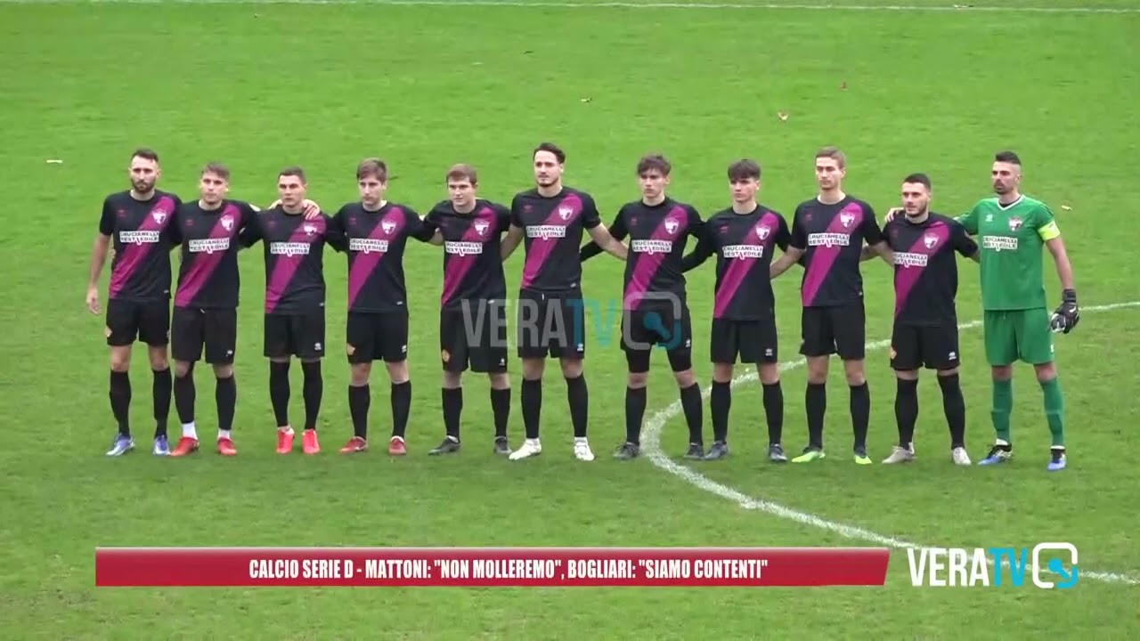 Calcio Serie D – Derby tra Tolentino e Porto D’Ascoli, le interviste del post partita