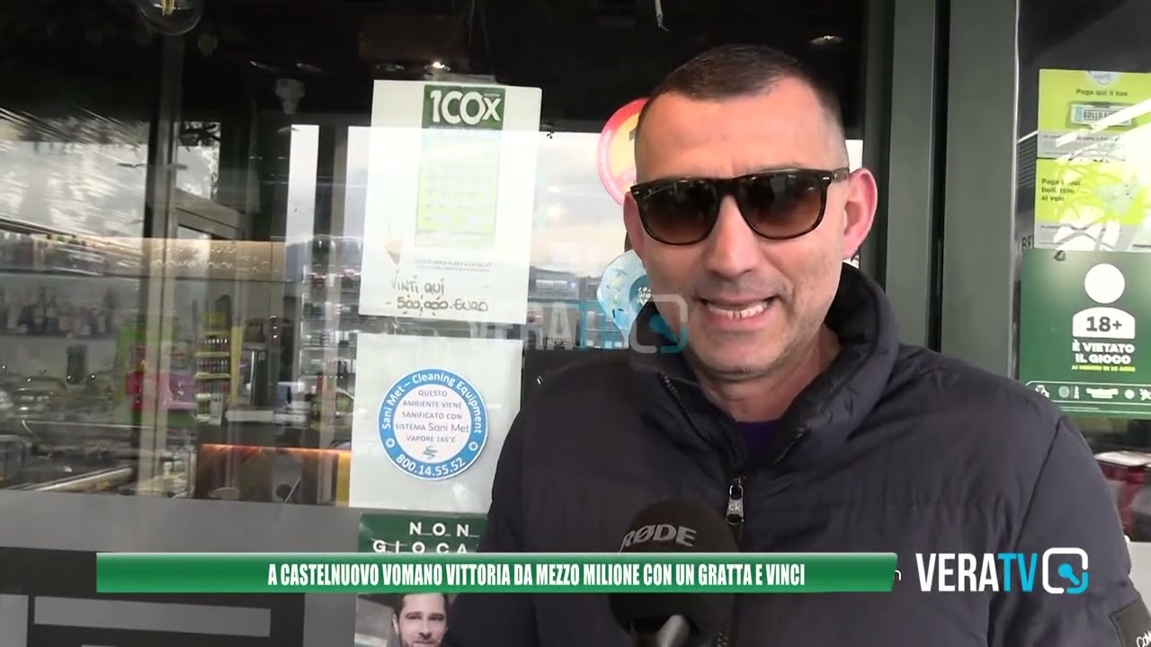 Castelnuovo Vomano – Gratta e vince 500mila euro in tabaccheria
