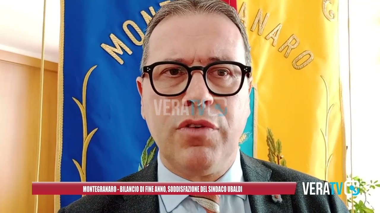 Montegranaro – Bilancio di fine anno, soddisfatto il sindaco Ubaldi