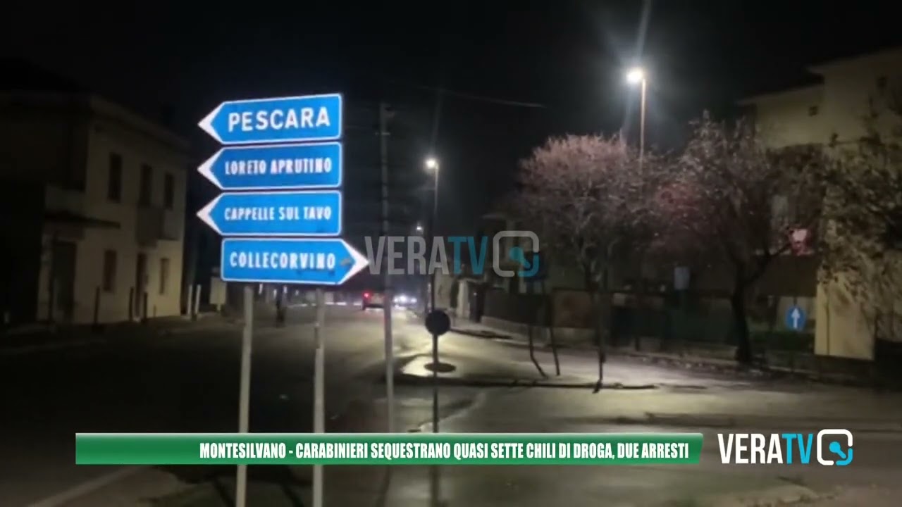 Montesilvano – Due spacciatori finiscono nei guai: sequestrati quasi sette chili di droga