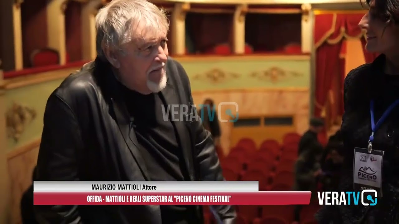 Offida – Reali e Mattioli superstar nella penultima tappa del ‘Piceno Cinema Festival’