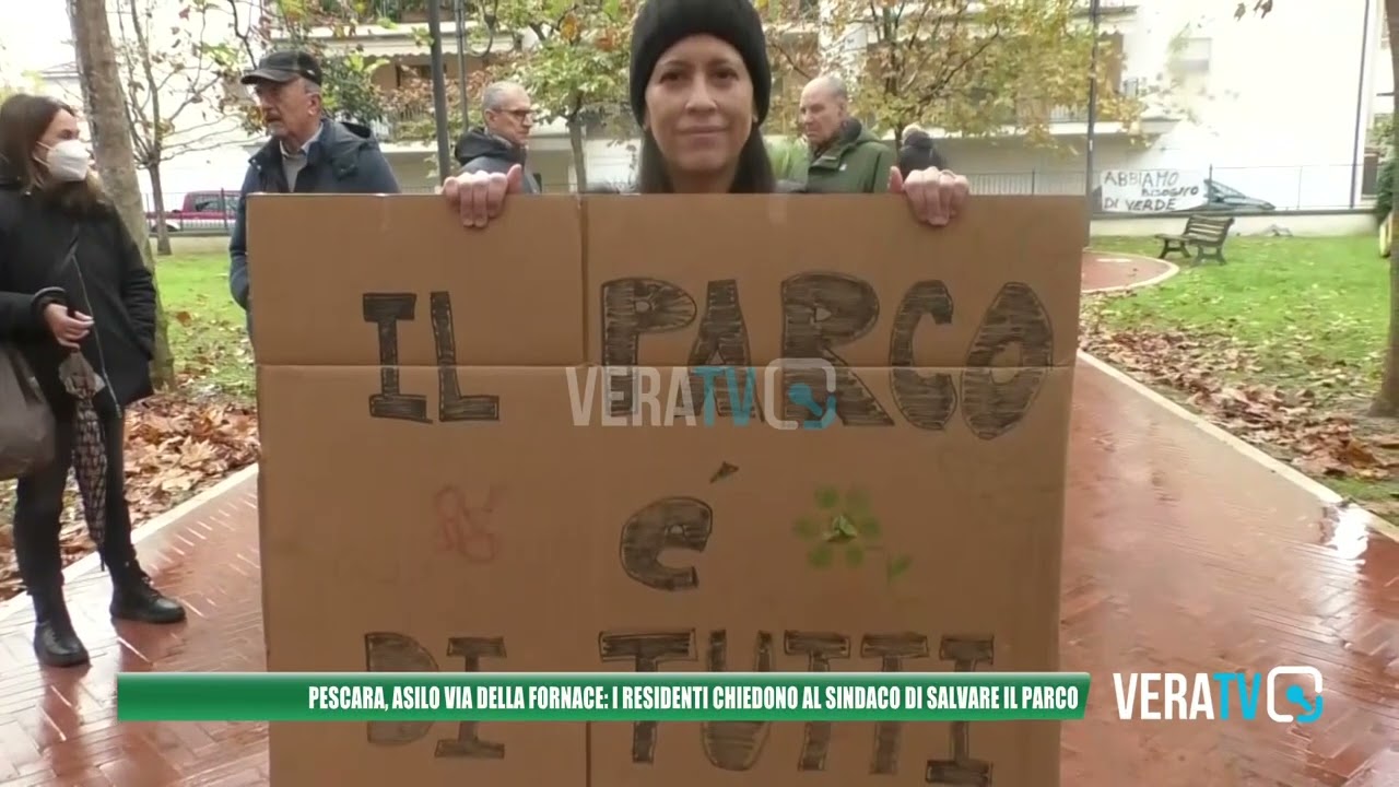 Pescara – Asilo della Fornace: i residenti chiedono al sindaco di salvare il parco