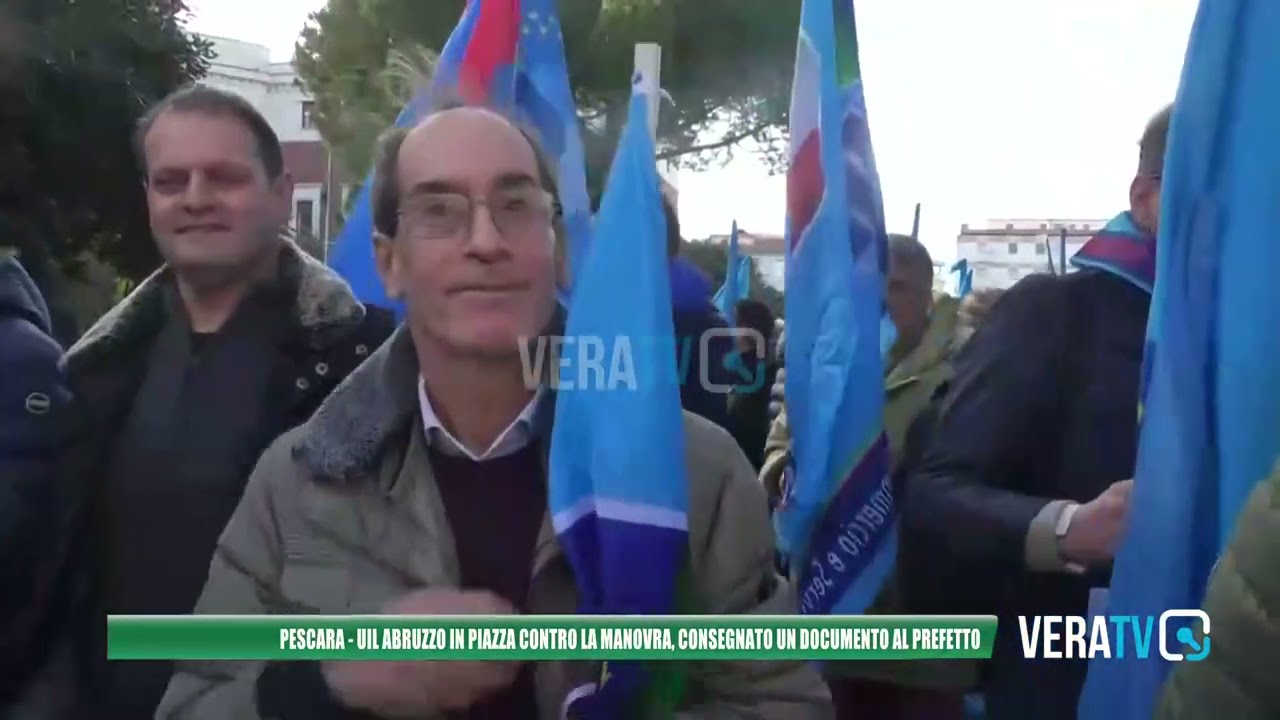 Pescara – Manovra di Governo, protestano i sindacati: incontro tra delegati e prefetto