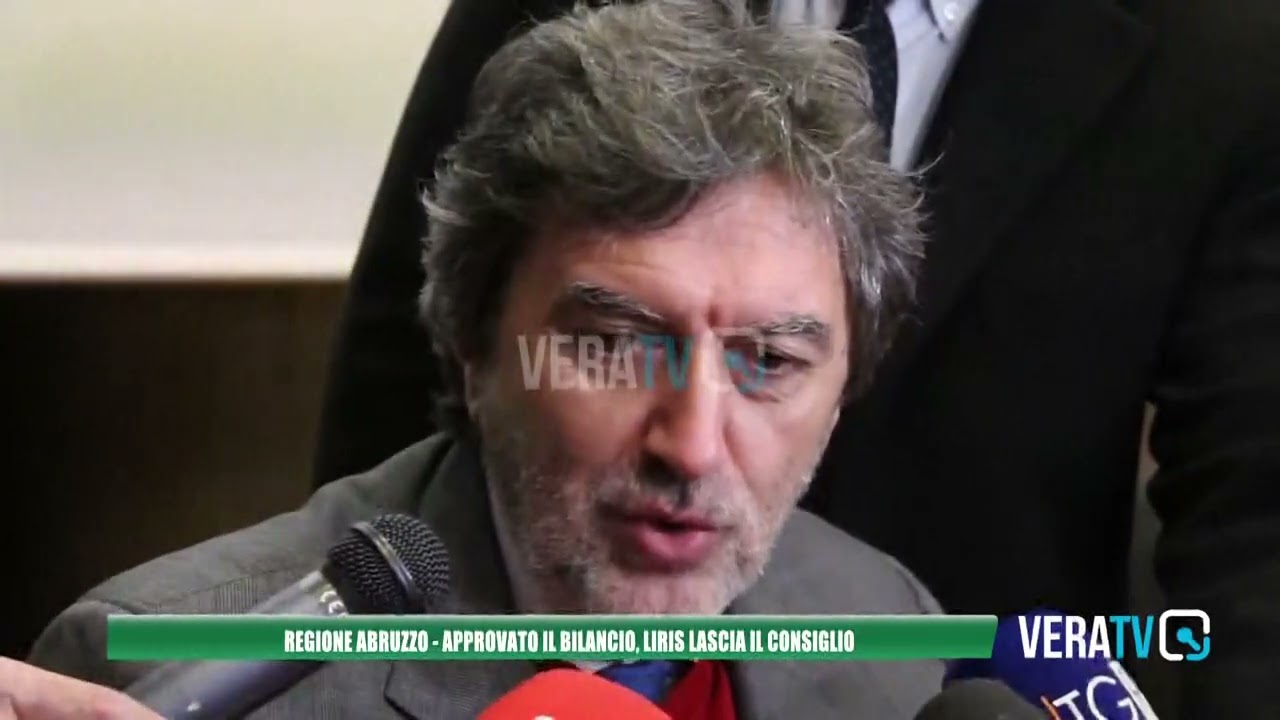Regione Abruzzo – Approvato il bilancio, ora l’assessore Liris lascia il consiglio