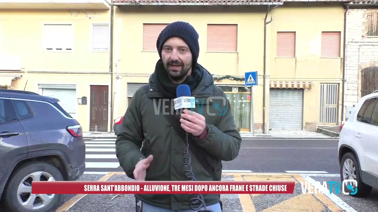 Serra Sant’Abbondio: alluvione, tre mesi dopo ancora frane e strade chiuse