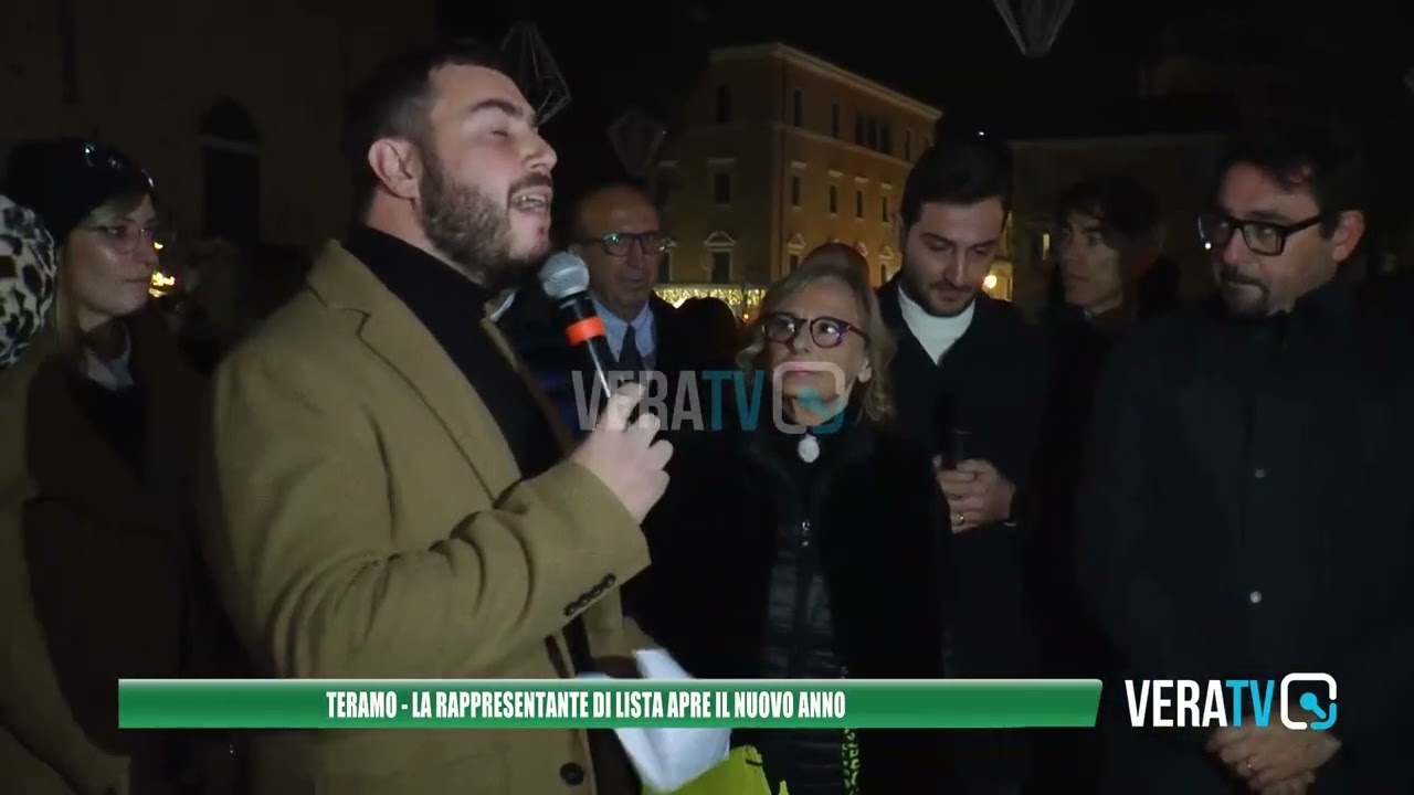 Teramo – Concerto di Capodanno con la Rappresentante di lista: intanto, si accendono le luminarie