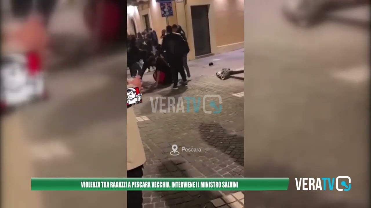 Violenza tra ragazzi e baby gang a Pescara Vecchia, interviene anche il ministro Salvini