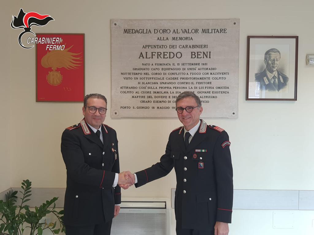 Antonio D’Amato è il nuovo comandante della Stazione Carabinieri di Fermo