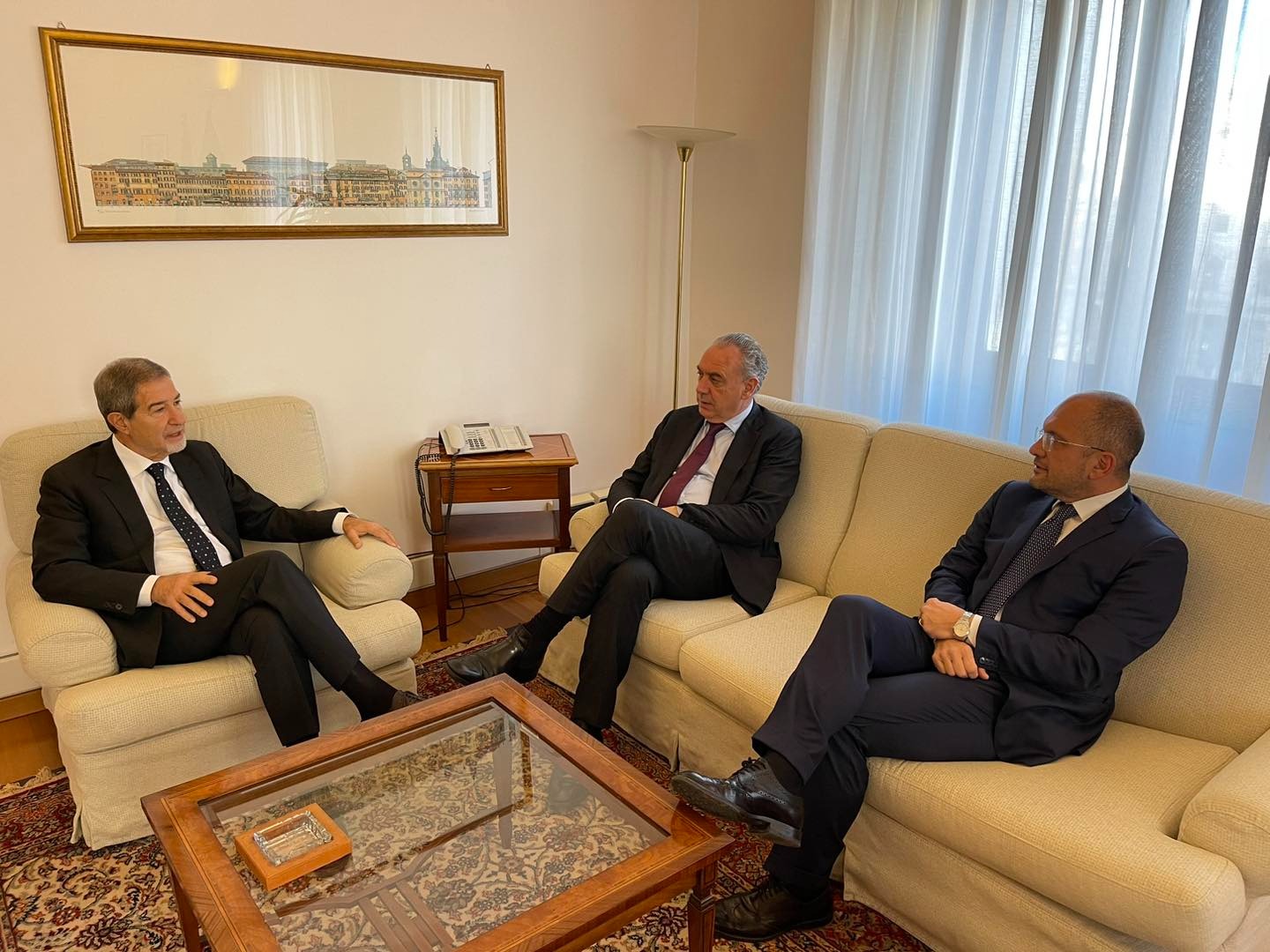 Sisma, il Ministro Musumeci incontra Legnini e Castelli