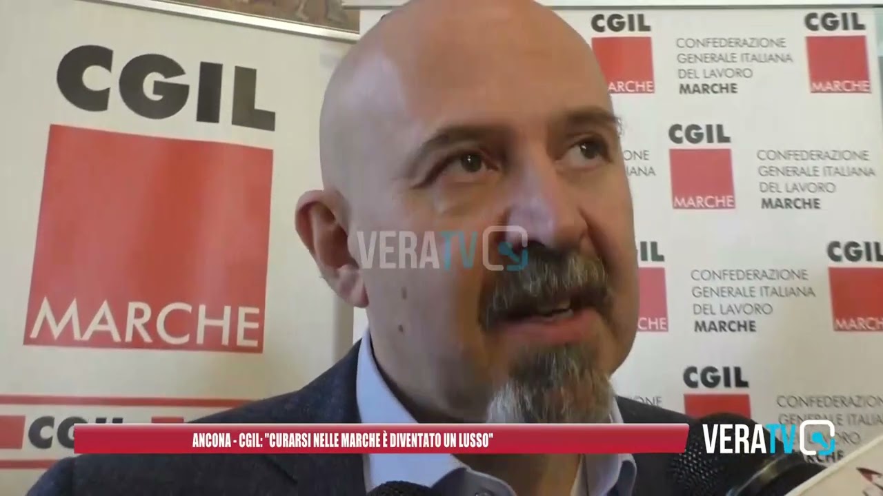 Ancona – Cgil: “Curarsi nelle Marche è diventato un lusso”