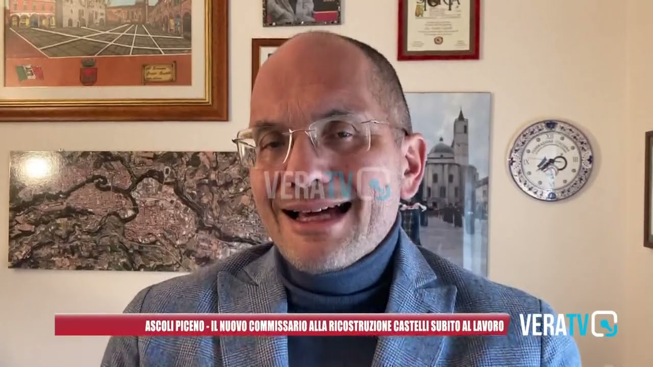 Ascoli Piceno – Post sisma, subito al lavoro il nuovo commissario Guido Castelli
